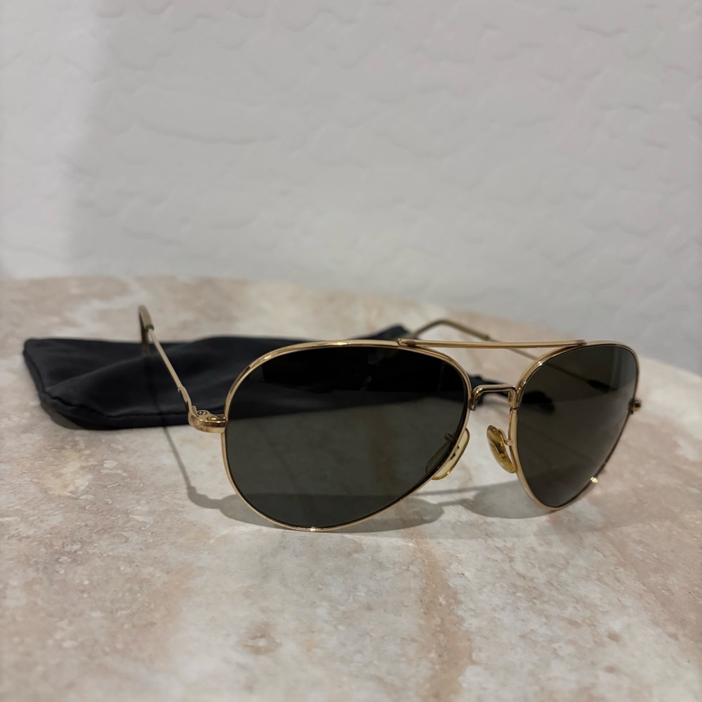 Vintage Command 23k USA aviator sunglasses